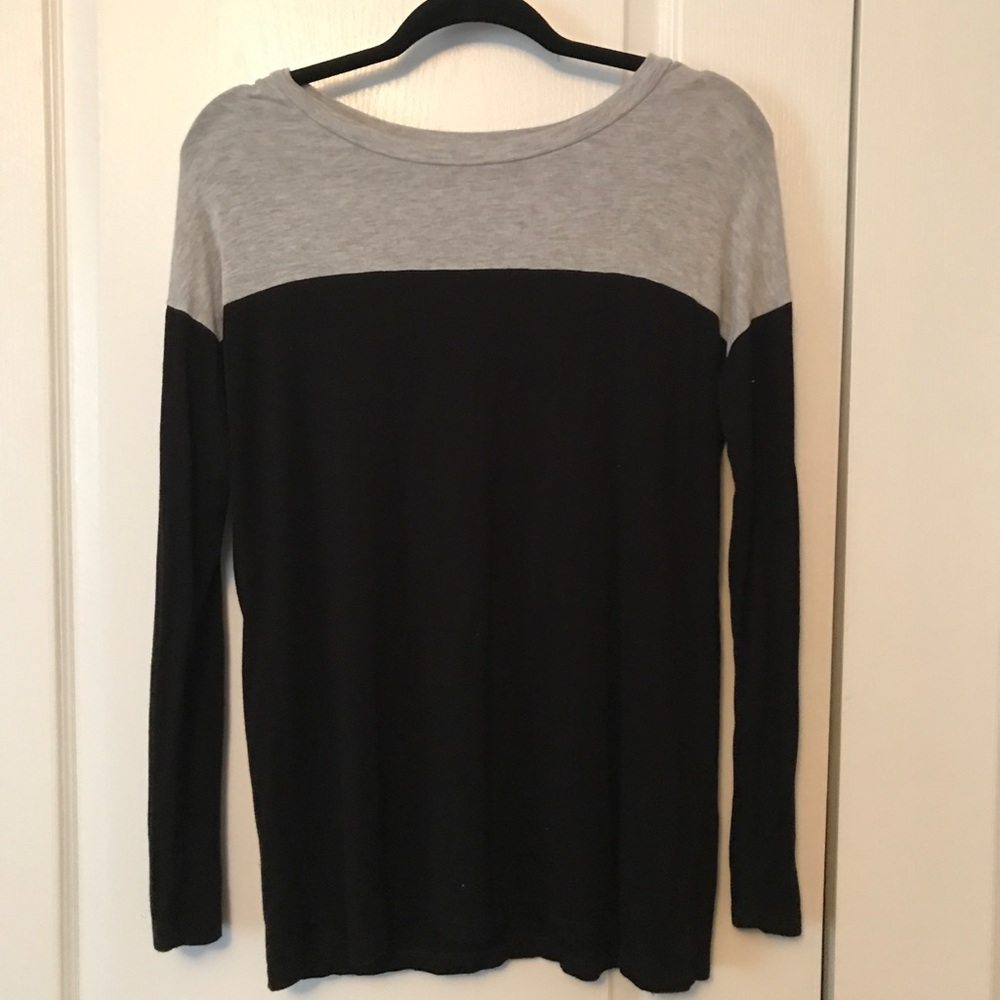 Black and grey long sleeve